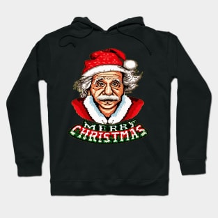 Albert Einstein Merry Christmas Santa Clauss Hoodie